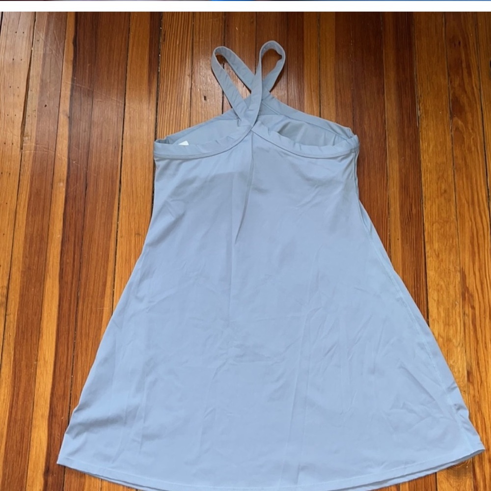Halara Blue Halter Exercise Dress Sz L